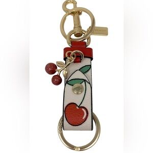 Coach Cherry Trigger Snap Bag Charm